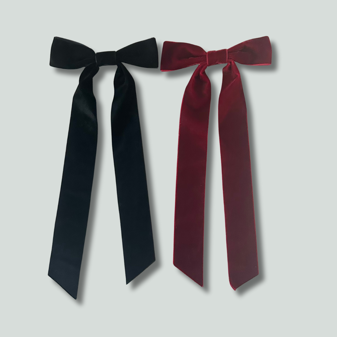 Holiday Velvet Hair Bow