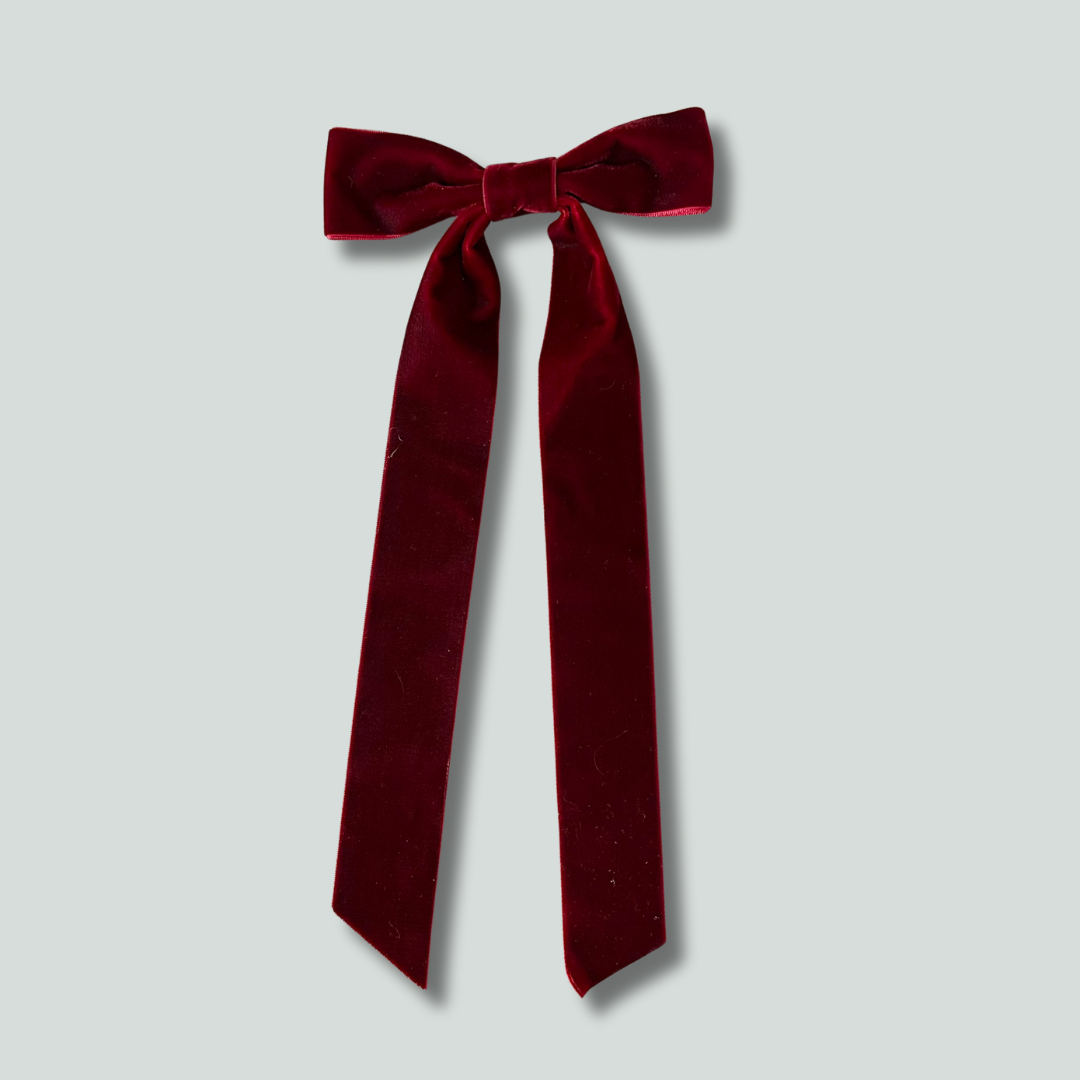 Holiday Velvet Hair Bow