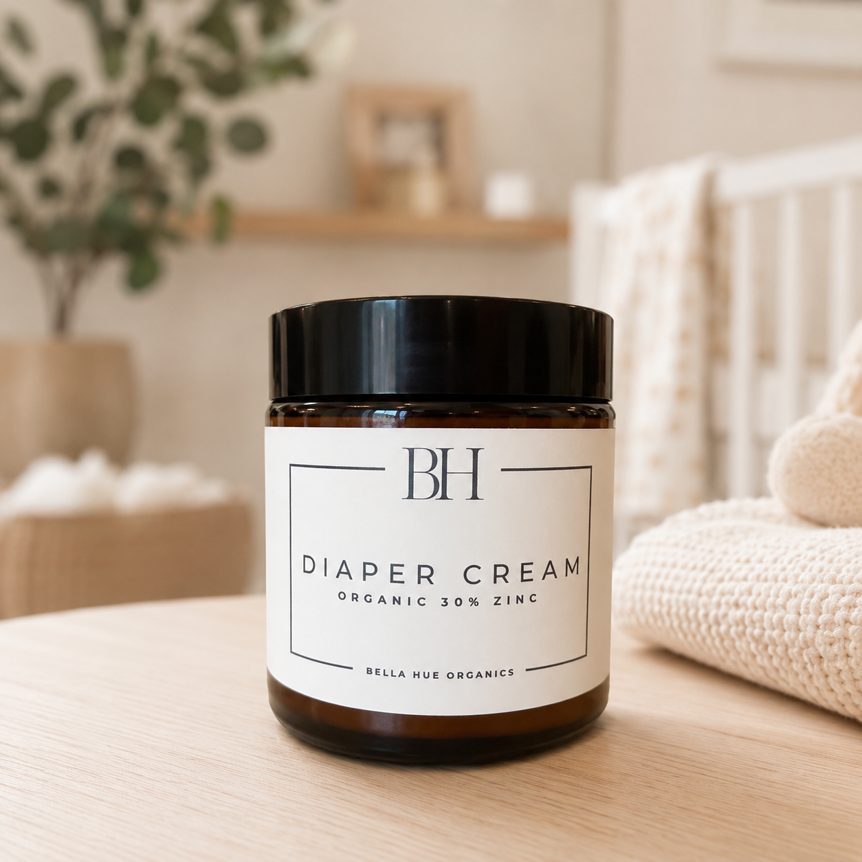 NEW- Organic Zinc Diaper Cream (With Tallow)