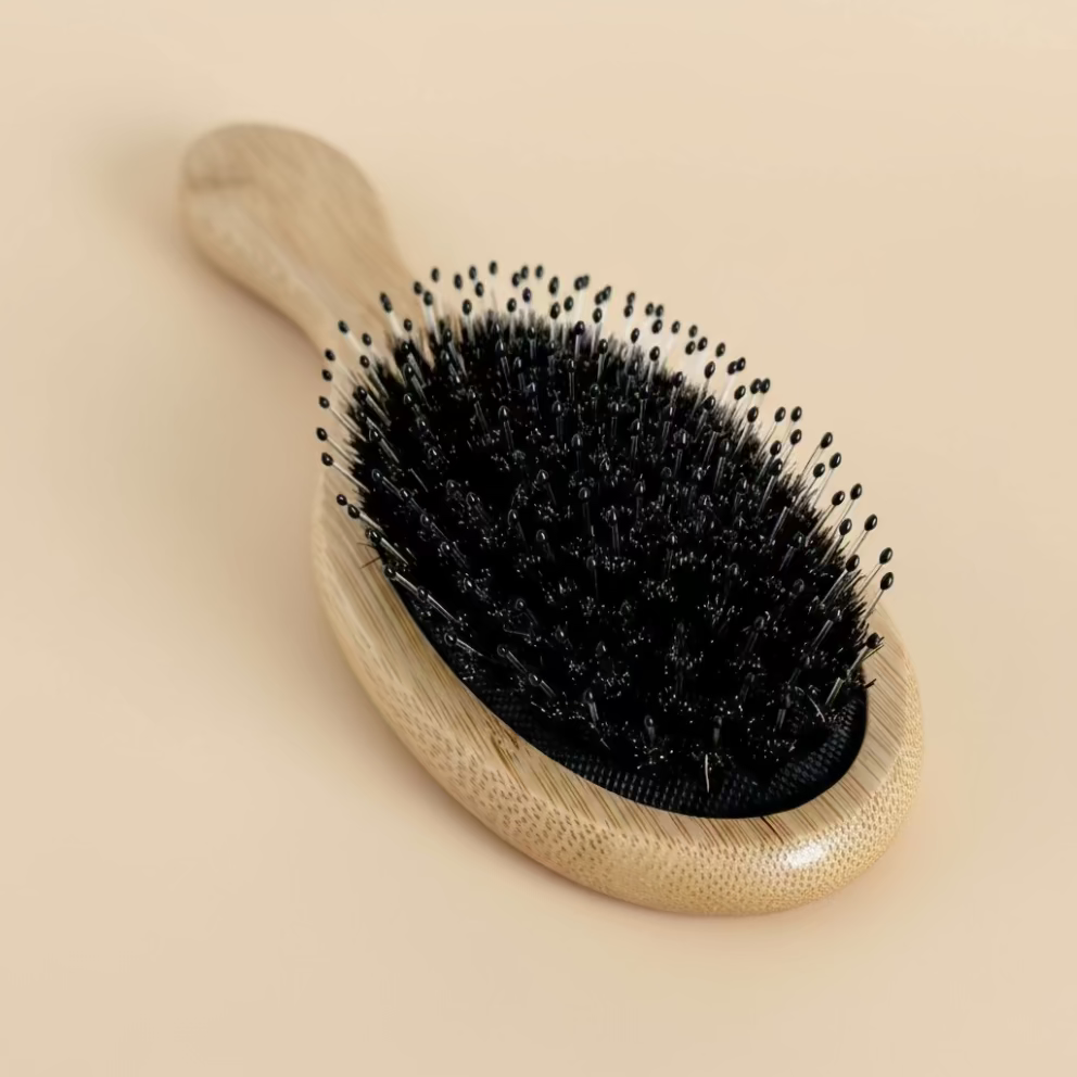 Bamboo + Boar Bristle Brush
