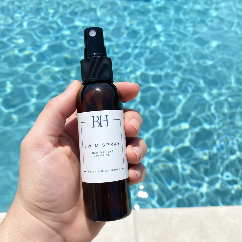 Swim Spray –(Protects Hair & Skin from Chlorine + Hard Water)
