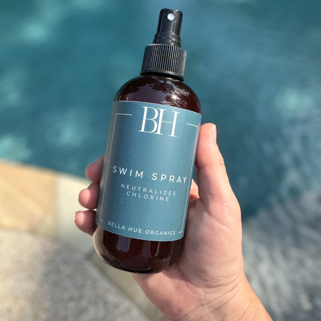 Swim Spray –(Protects Hair & Skin from Chlorine + Hard Water)