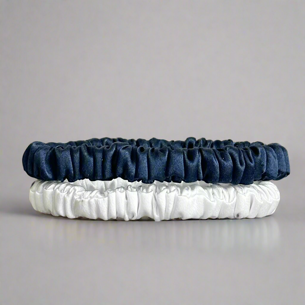 100% Silk Skinny Scrunchies